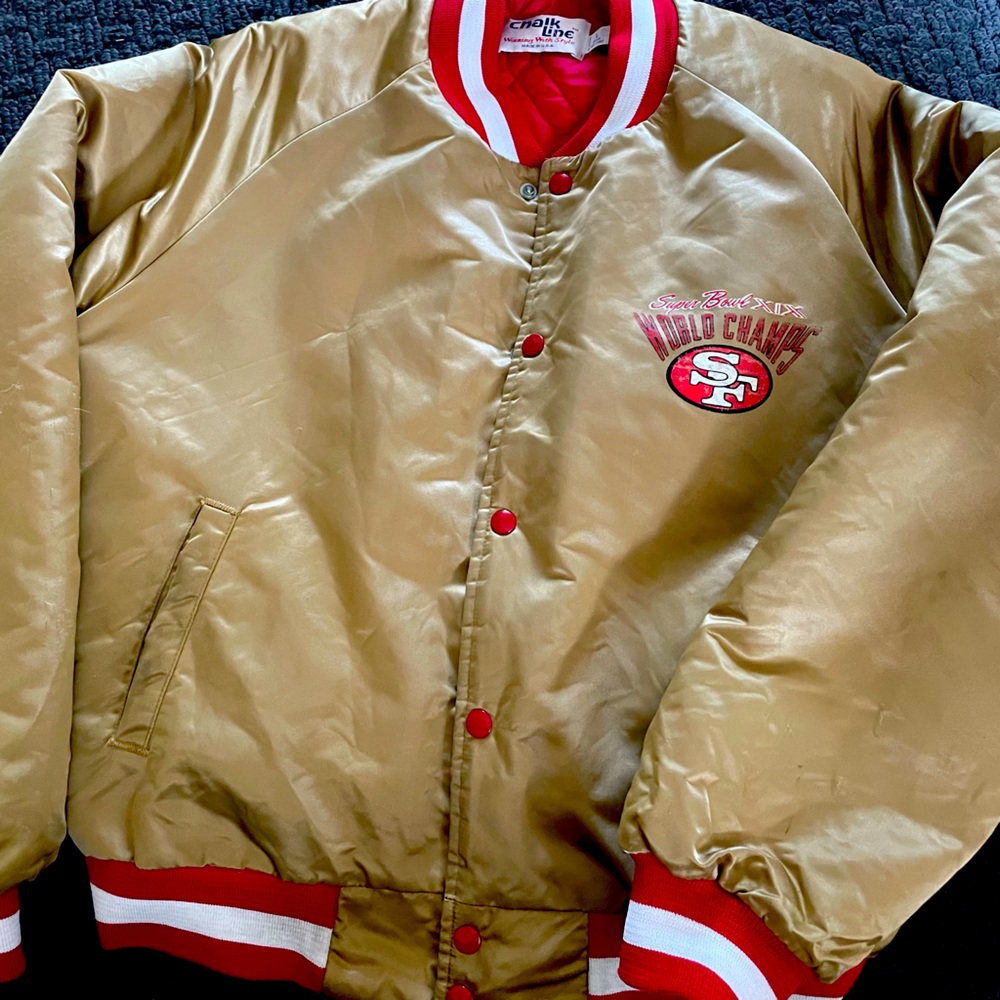 Vintage 49ers Super Bowl XIX Champs Jacket
